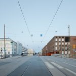 Katunäkymä Helsingistä, sommittelu ja perspektiivi, arkkitehtuurivalokuvauskurssi Kuressaaressa – Tuomas Uusheimo