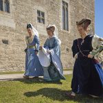 Medieval Clothes and Enthusiastic Participants at a Special Castle Day in Kuressaare.