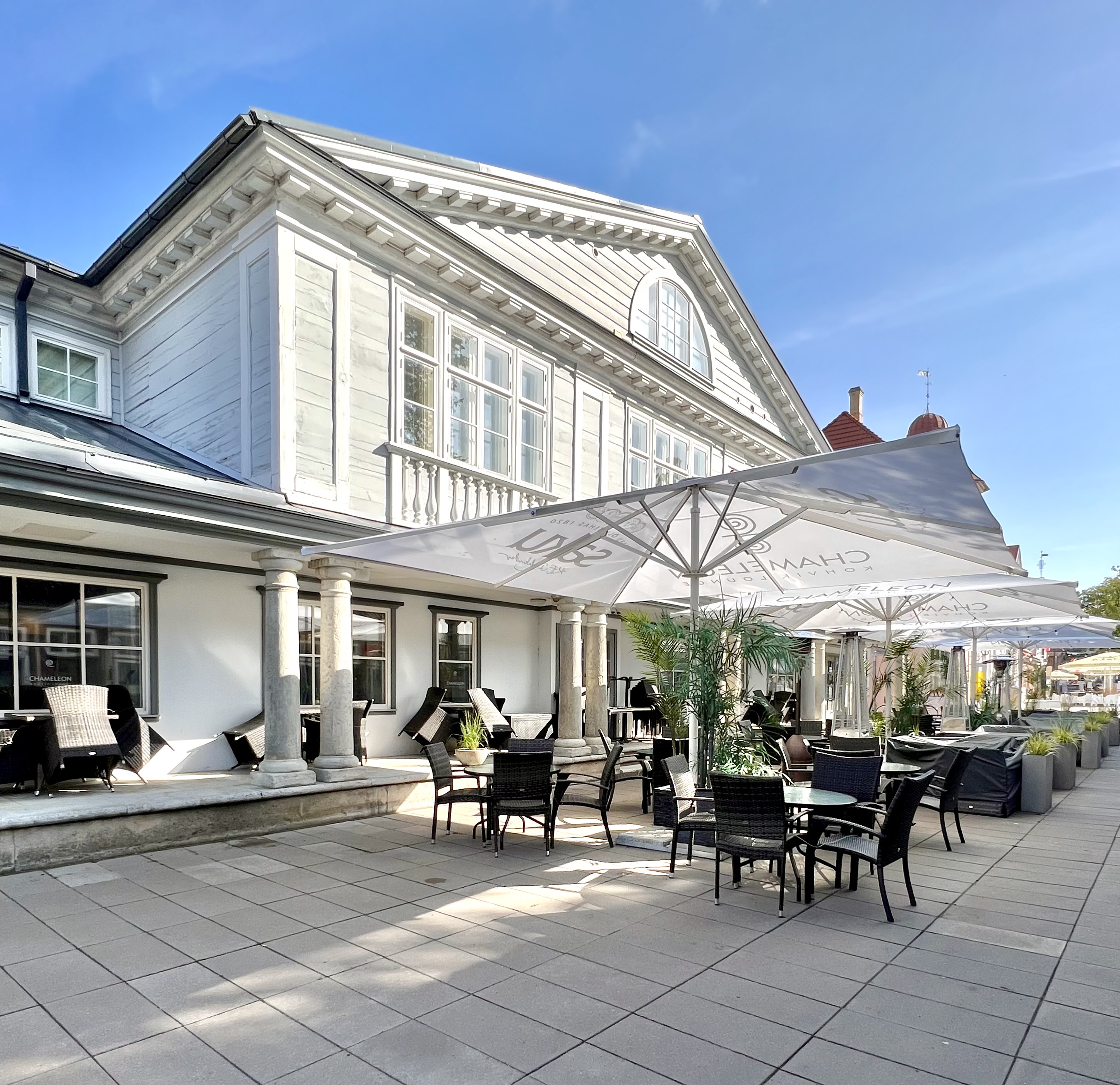 Kuressaare street view, the location for Joe McNally's upcoming photography workshop in July 2024.