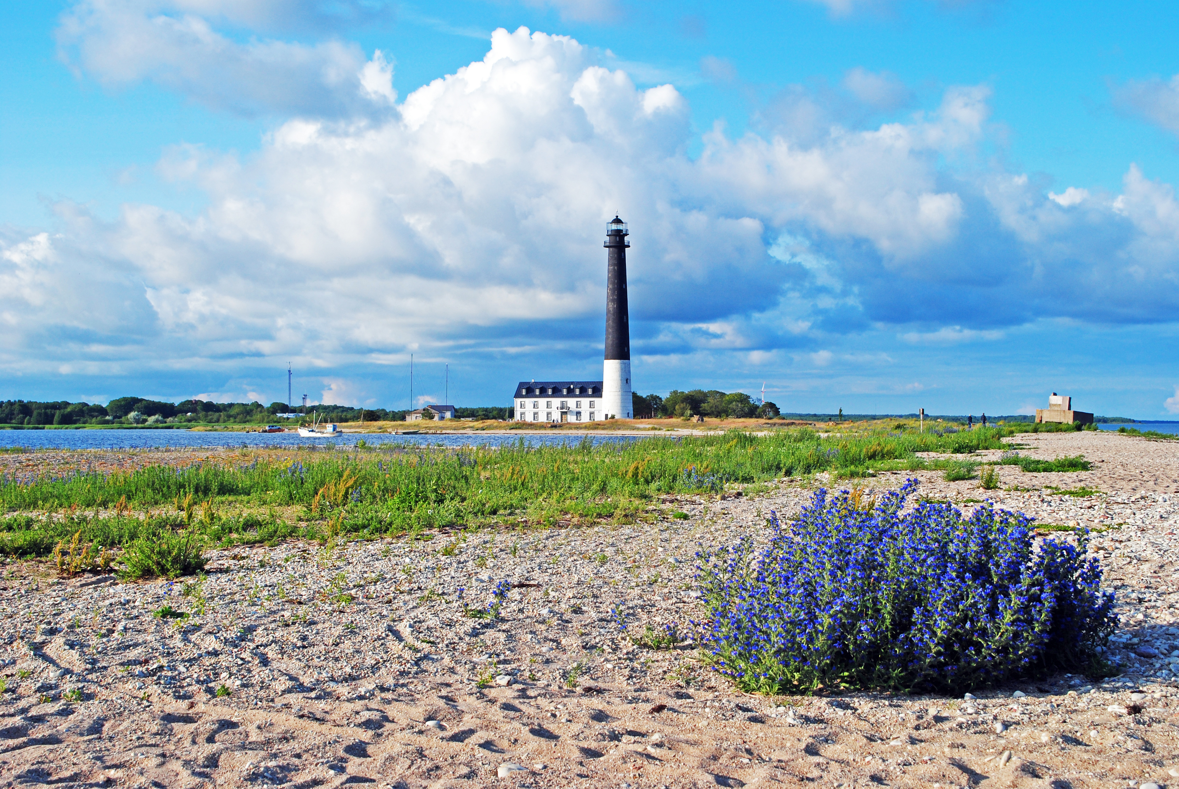 Sorve Lighthouse on Saaremaa Island, Estonia: A Scenic Landmark.