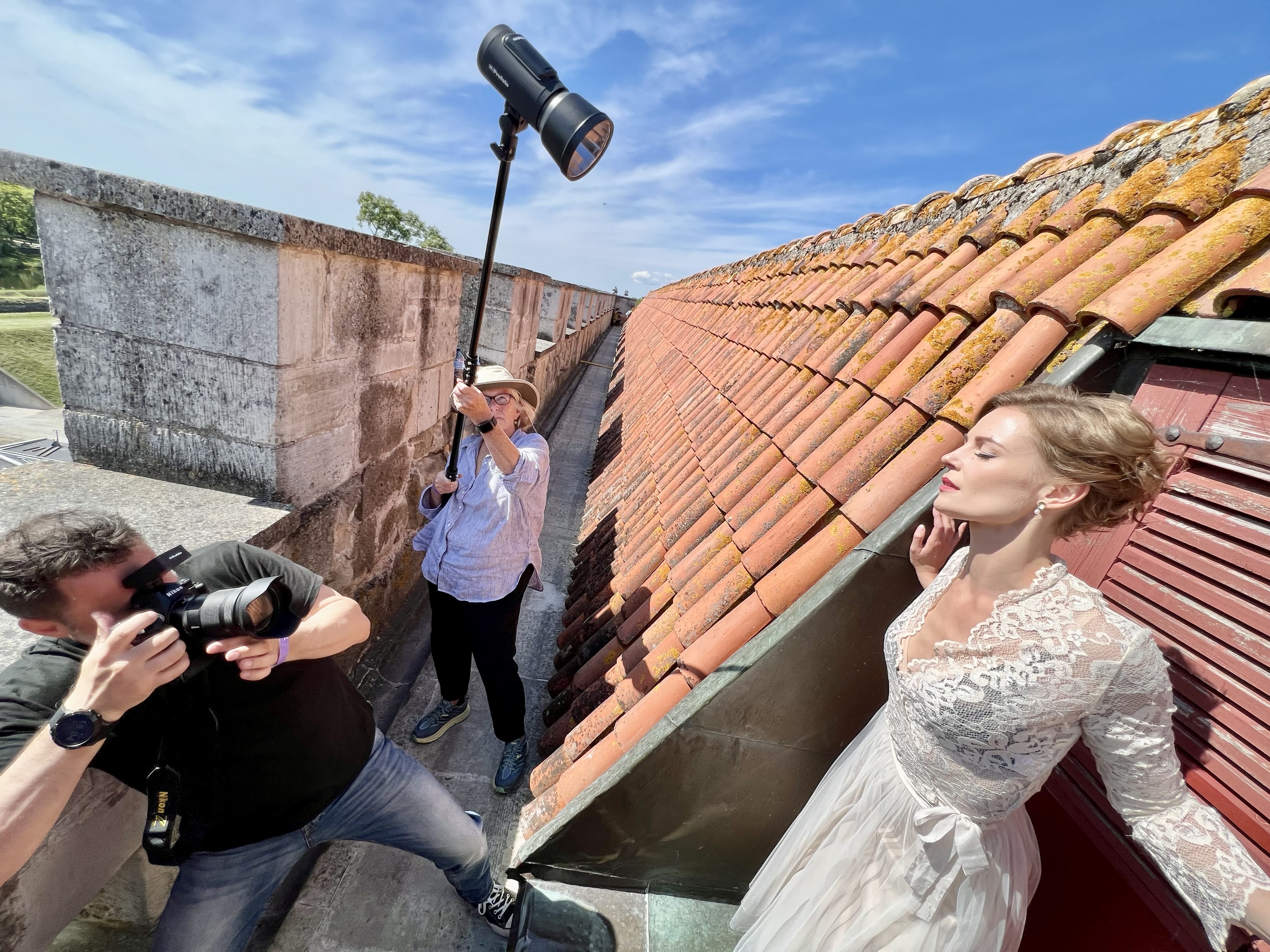 In Joe McNally's portrait photography workshop in Saaremaa, Estonia, we provide a wealth of authentic shooting locations. One of these is the iconic Kuressaare Castle, a prominent landmark and our primary workshop location.