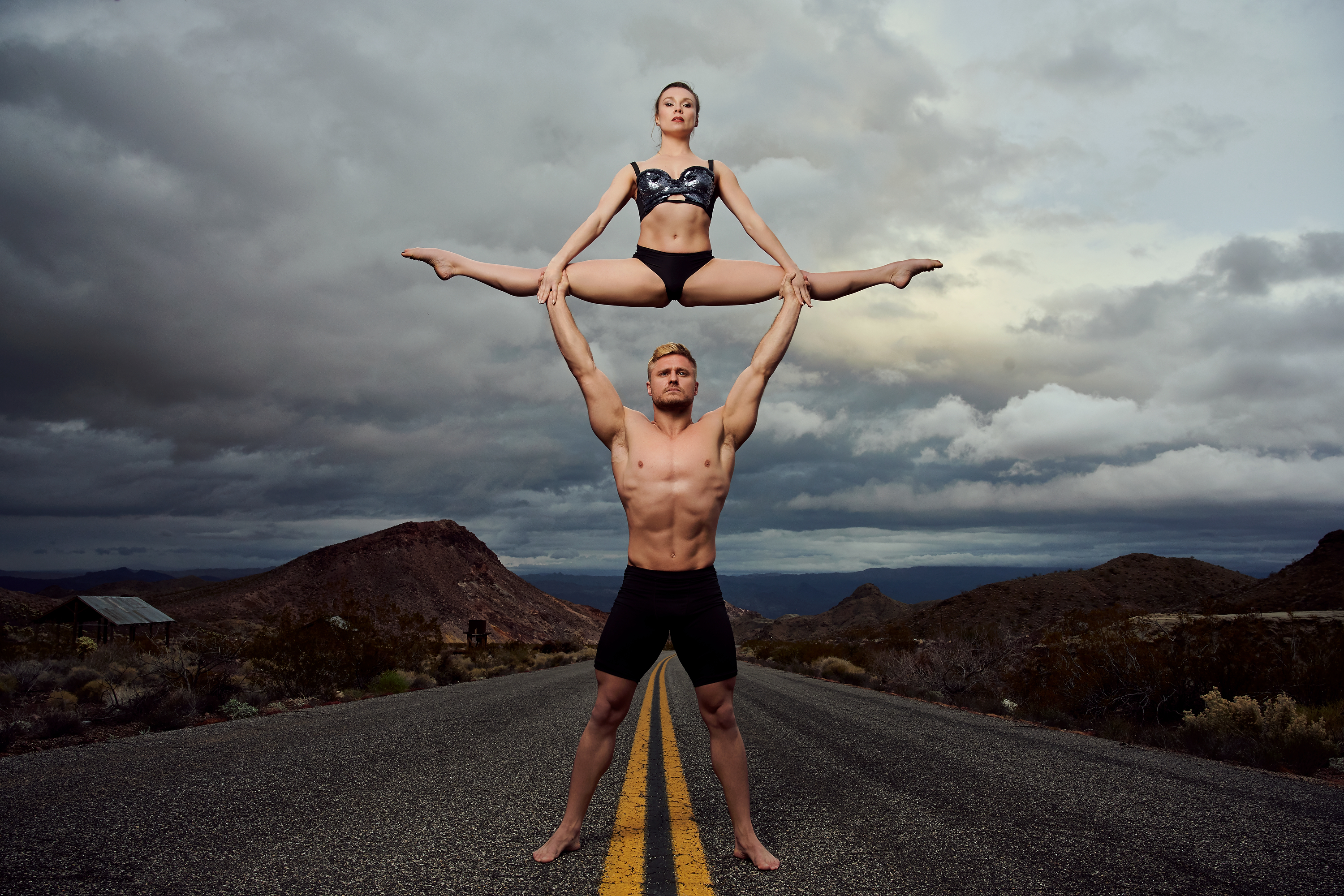 A beautiful model for Joe McNally's workshop.