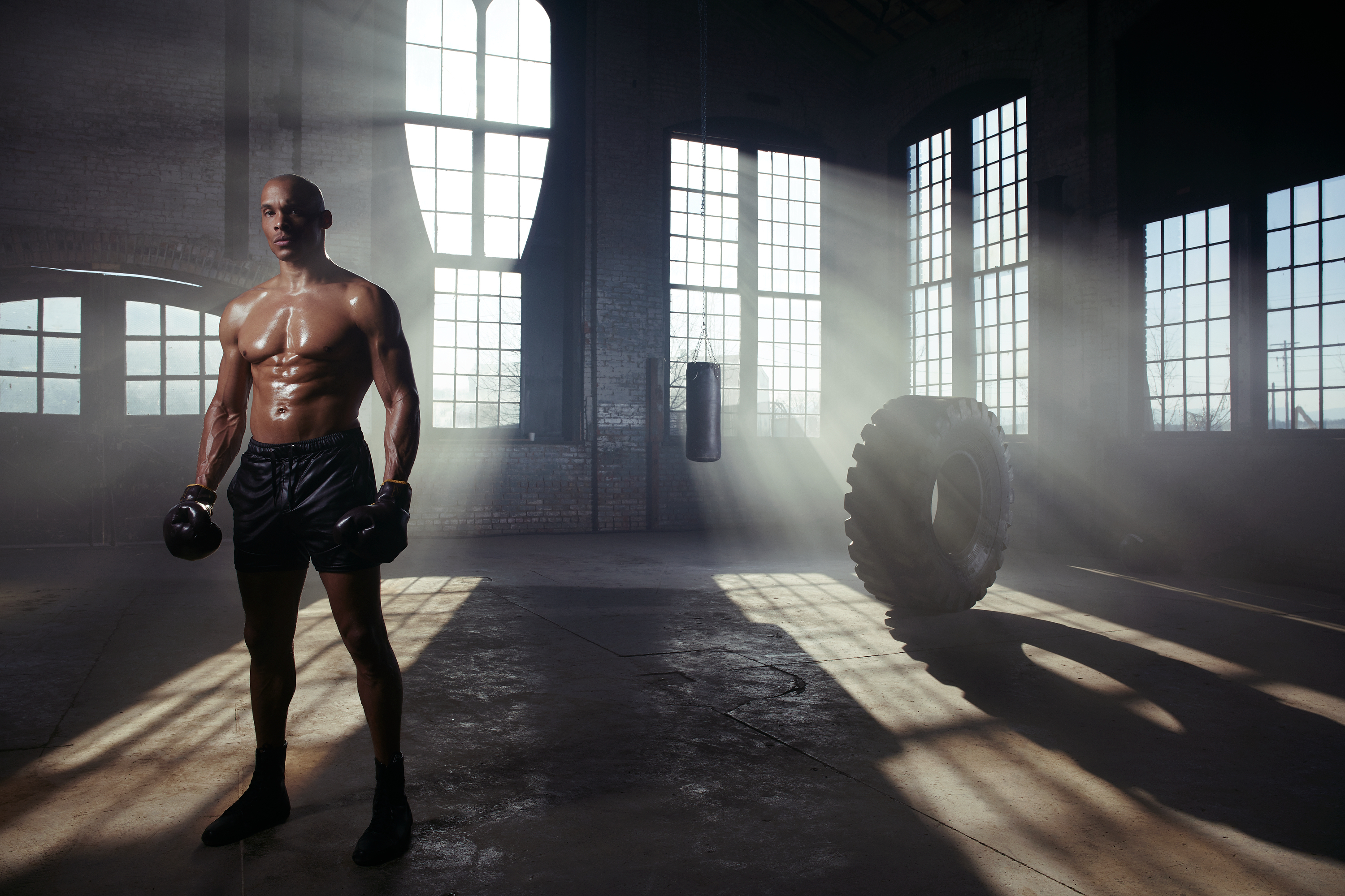 A beautiful model for Joe McNally's workshop.